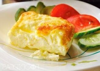 omelette aux légumes pour le régime céto